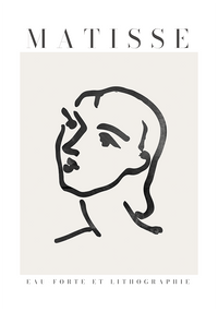 HENRI MATISSE PORTRAIT NO.01 POSTER