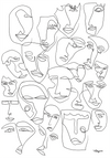 FACE STUDY POSTER