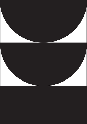 BLACK GEOMETRICAL SHAPES