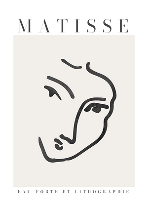 HENRI MATISSE PORTRAIT NO.03 POSTER